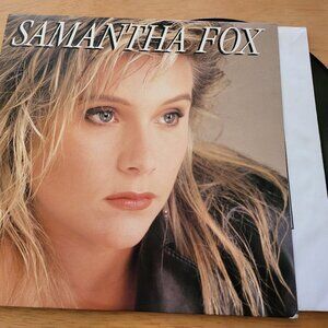 SAMANTHA FOX Self Titled LP Vinyl 1987 Jive Records 1061-1-J Pop Music LP6